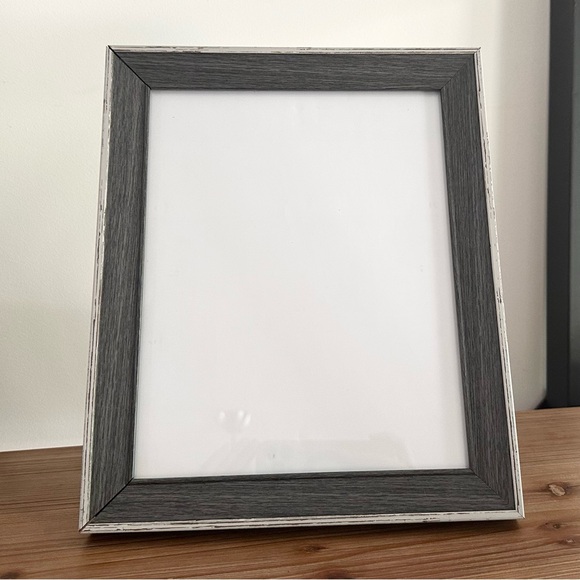 8x10 Two-tone Gray Distressed Wood Picture Frame - Picture 1 of 14